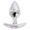 Kiotos Plug Bijou Anal avec base arrondie Curve 6 x 2.8 cm - Bijou Rose